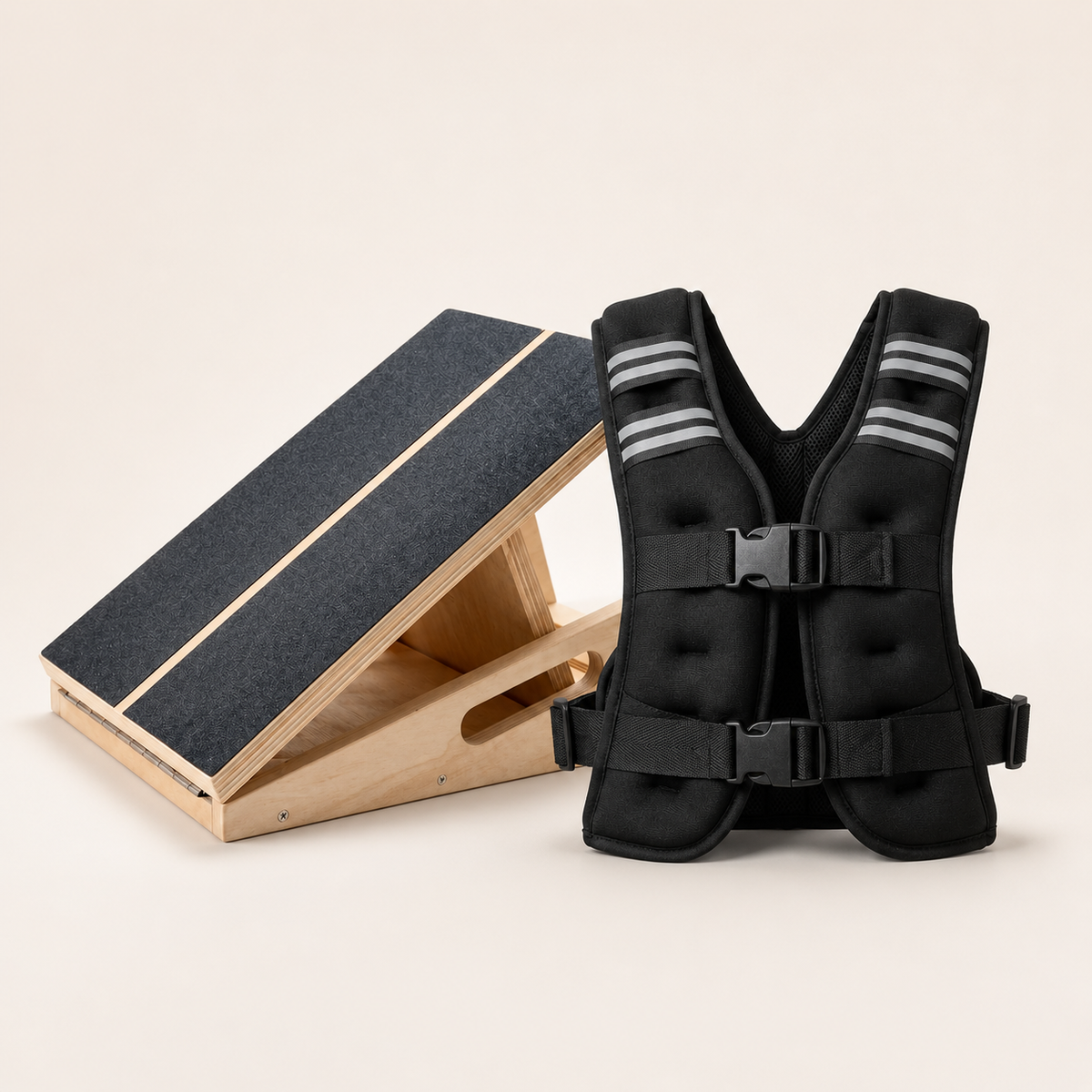 The Core Duo bundle with Incline Board and Weighted Vest